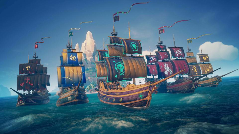 sea of thieves emissary ships rare image