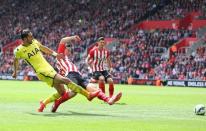 Football - Southampton v Tottenham Hotspur - Barclays Premier League - St Mary's Stadium - 25/4/15 Tottenham's Nacer Chadli scores their second goal Action Images via Reuters / Matthew Childs Livepic EDITORIAL USE ONLY.