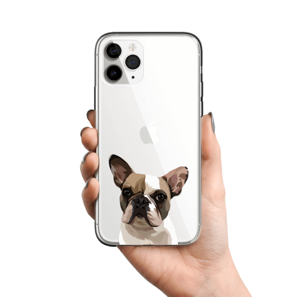 custom pet portrait phone case