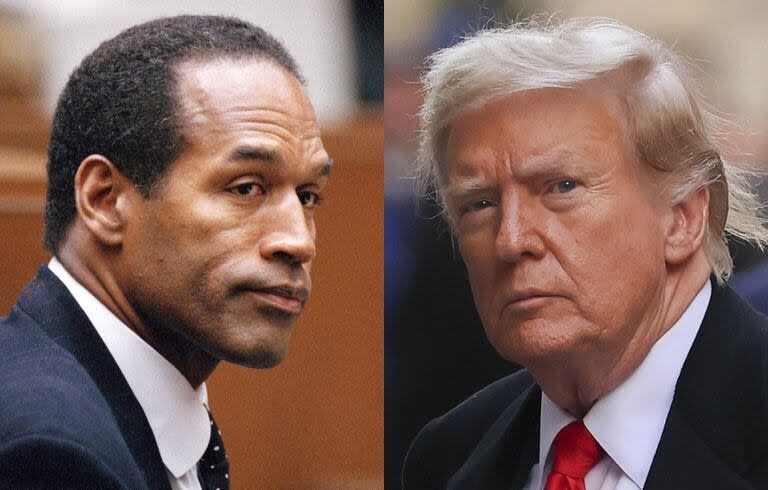 O.J. Simpson y Donald Trump