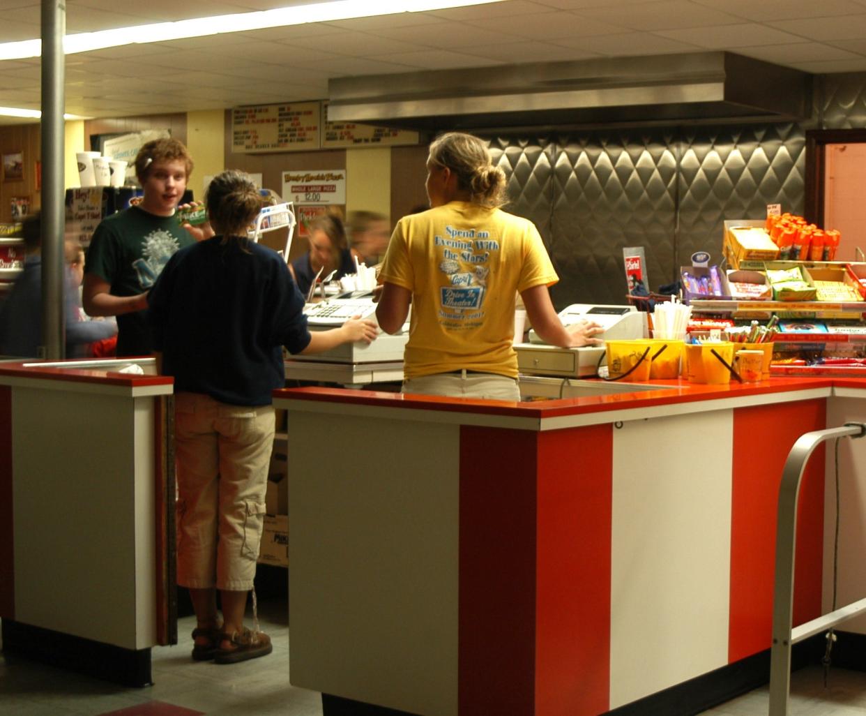 The Capri concession stands retains its original design