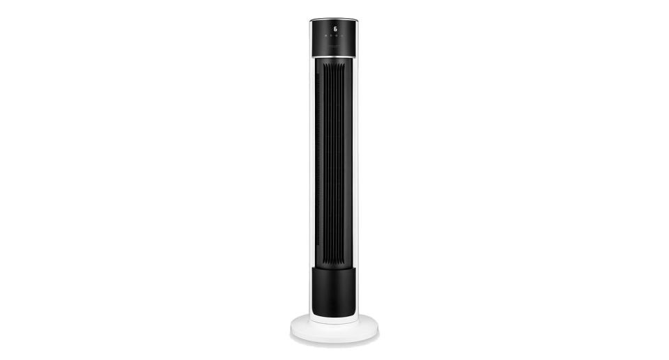 John Lewis & Partners Tower Fan, 42 inch, White/Black (John Lewis & Partners)