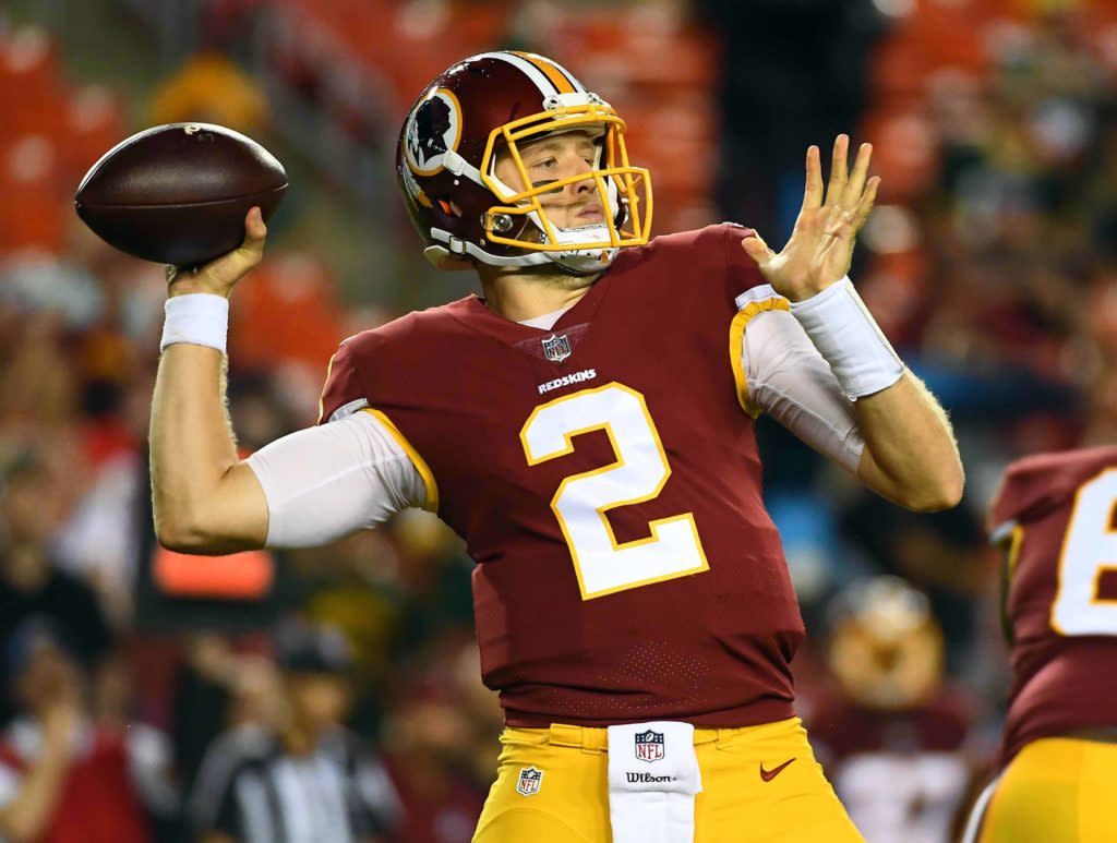 Redskins Backup QB Nate Sudfeld Will Play Full Game Against Tampa Bay