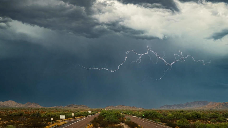 Lightning captured, not in a bottle, but in Lori Bailey's viewfinder.  / Credit: Lori Bailey