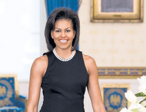 Michelle Obamas erstes offizielles Porträtfoto im Weißen Haus. (Bild: White House)