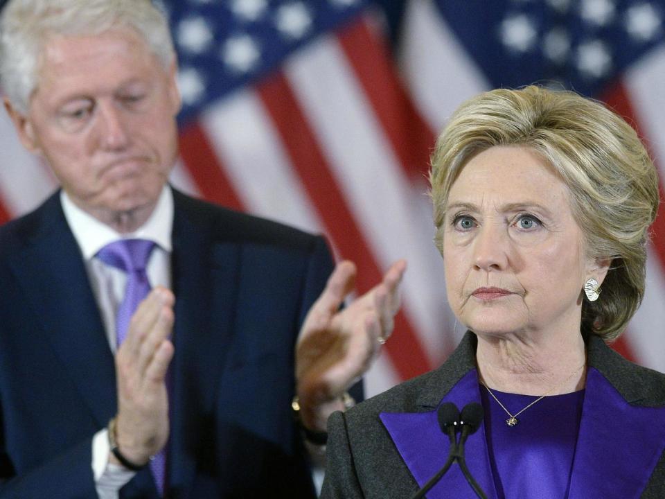 Hillary Clinton gives her concession speech in 2016: Rex