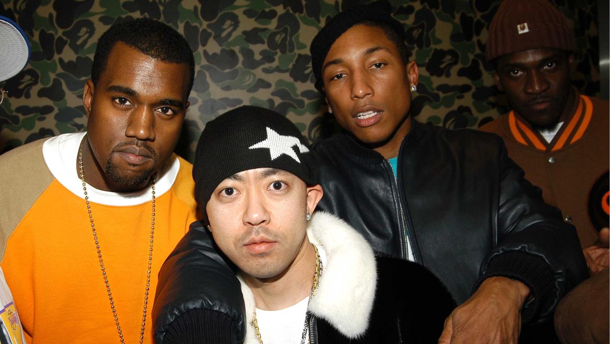 Kanye West, Nigo, Pharrell Williams and Pusha-T