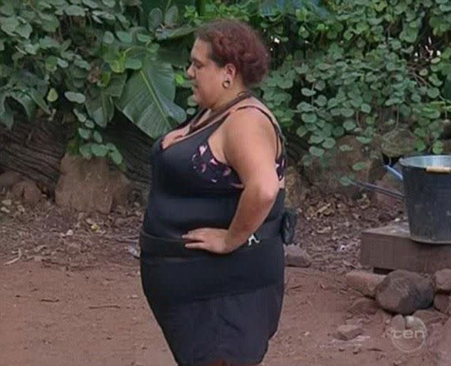 Casey has previously spoken about her battle with her weight while in the jungle. Source: Channel 10