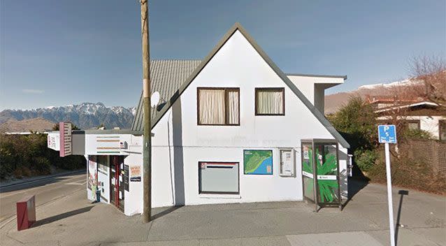 Owners at the Eight to Late Foodcentre, in Queenstown, NZ, were fed up with 'rude' customers who refused hang up their phones. Source: Google Maps