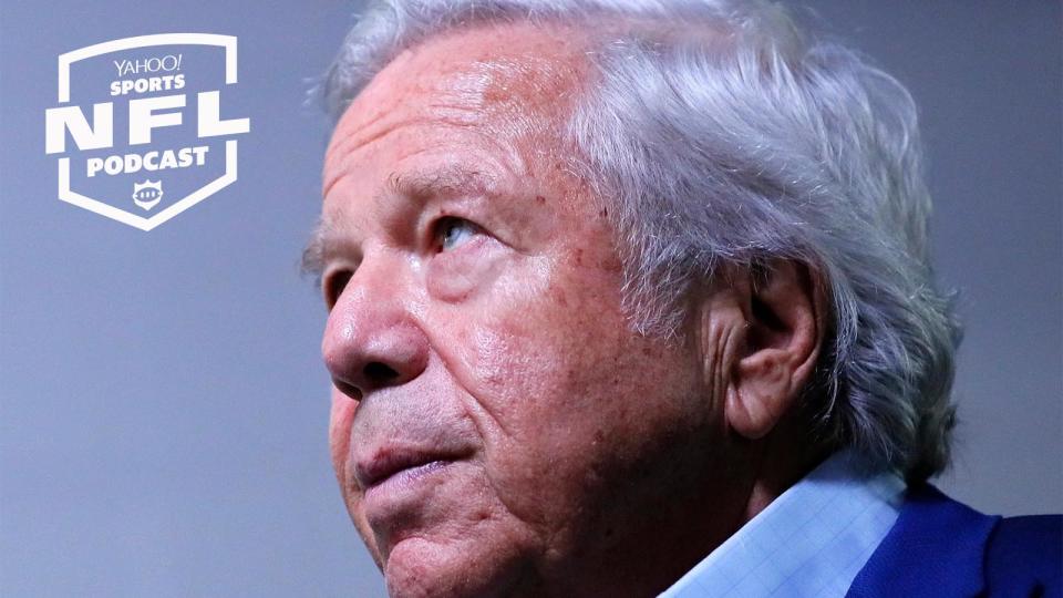 Patriots owner Robert Kraft will be charged with two misdemeanor counts of solicitation in Florida. (Getty Images)