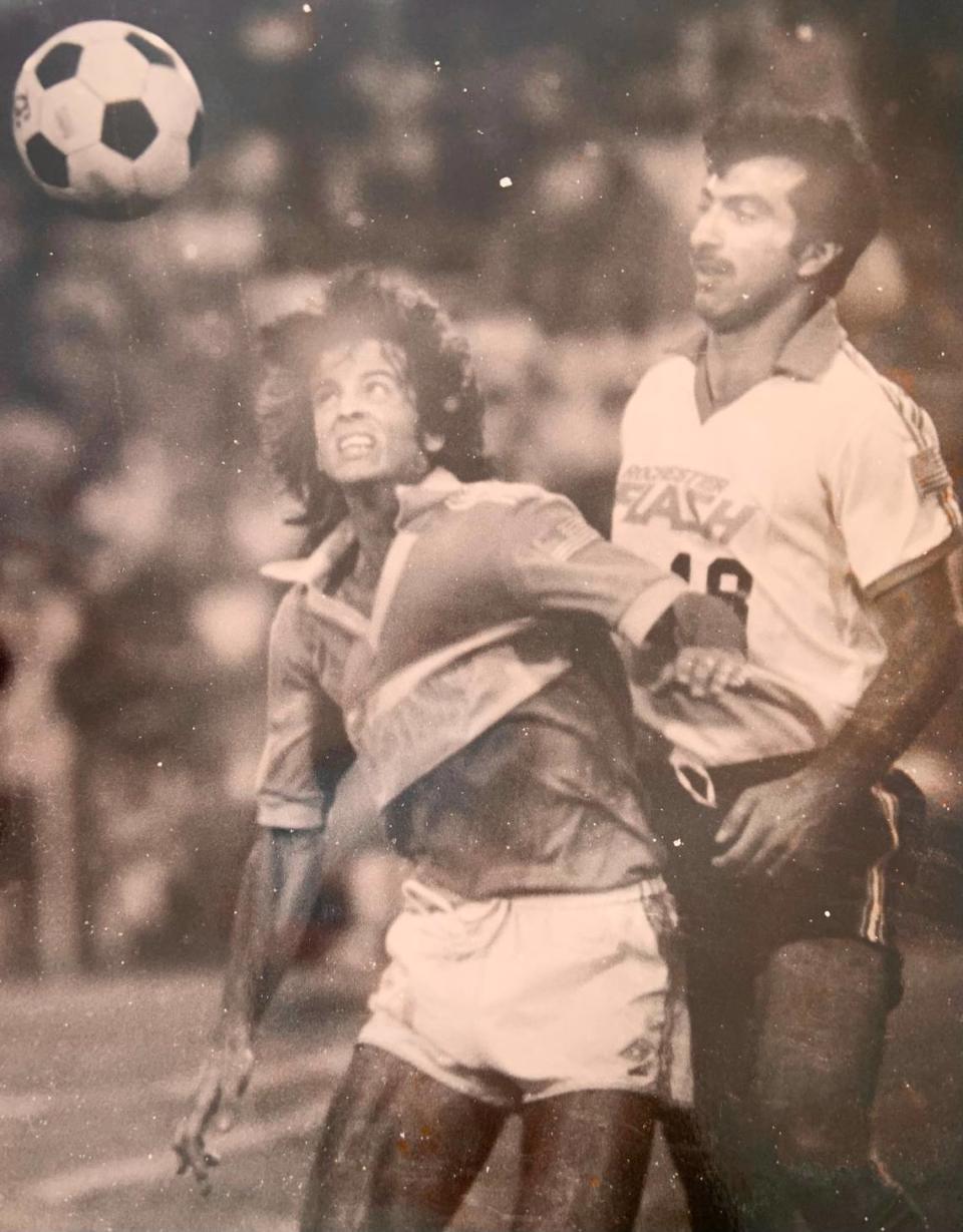 Tony Suarez was fearless as a soccer player, according to his Carolina Lightnin’ coach, Rodney Marsh. “He would put his head in places where other players really wouldn’t go,” Marsh said. “He’d put himself in harm’s way, trying to score.”