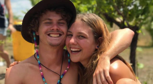 Madeline Anello-Kitzmiller, pictured with her boyfriend, says she still hasn't gotten an apology.