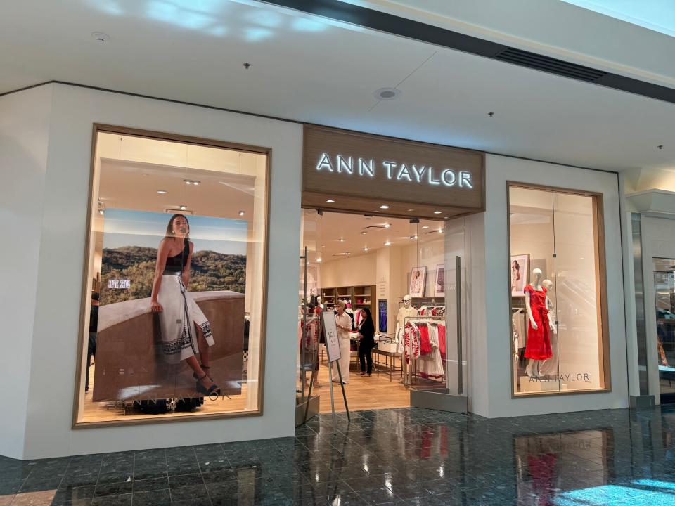 Ann Taylor has returned to The Gardens Mall after a four-year-long hiatus.