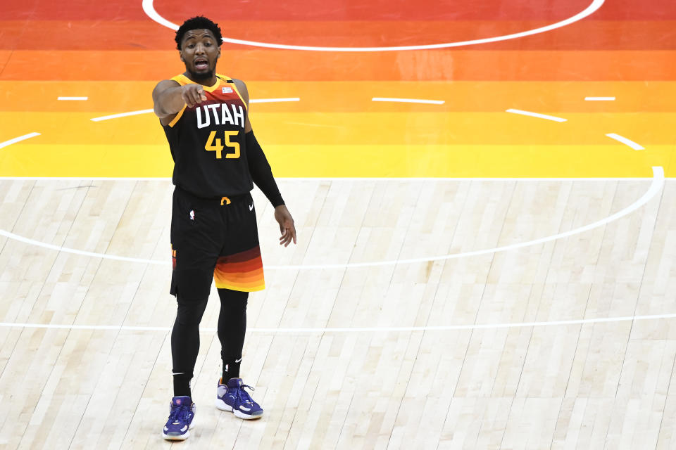 Donovan Mitchell。（Photo by Alex Goodlett/Getty Images）