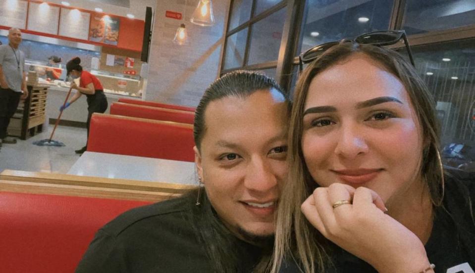 Nelson Hernandez, 28, of Raleigh, was visting his fianceé in his home country of El Salvador when police detained him in January 2023 and falsely accused him of being a gang member, his family says.