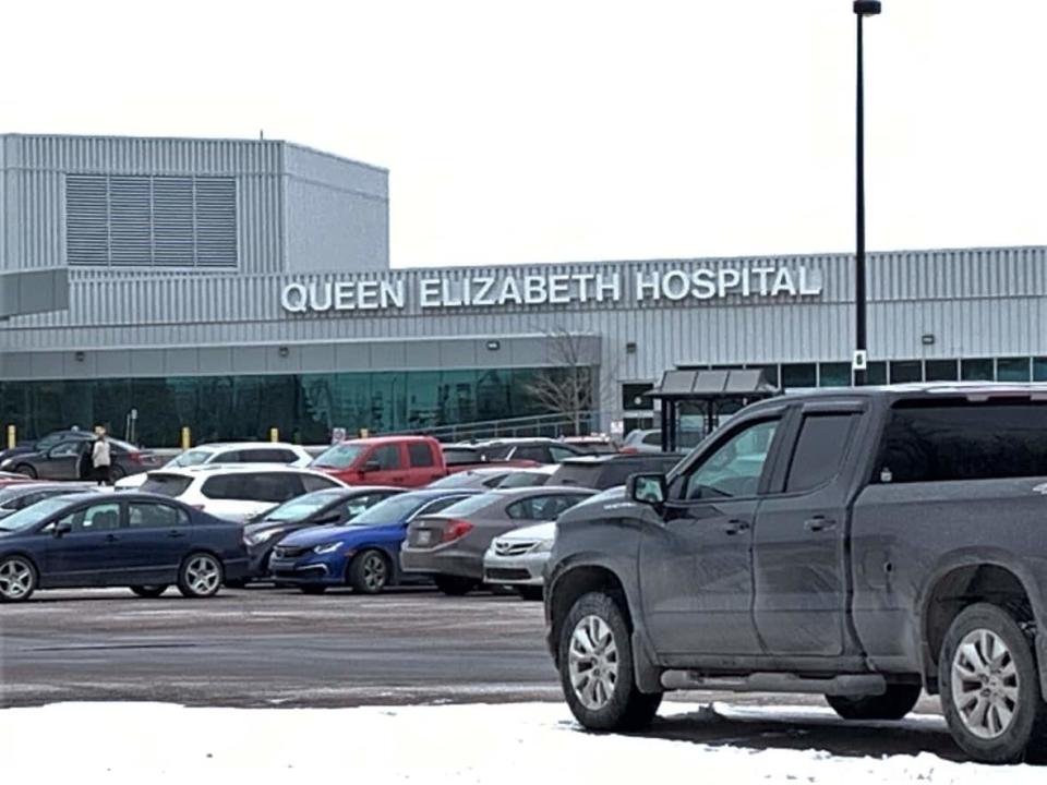 As a result of the outbreak, visiting Units 3 and 8 in the hospital is restricted to partners in care only. (Laura Meader/CBC - image credit)