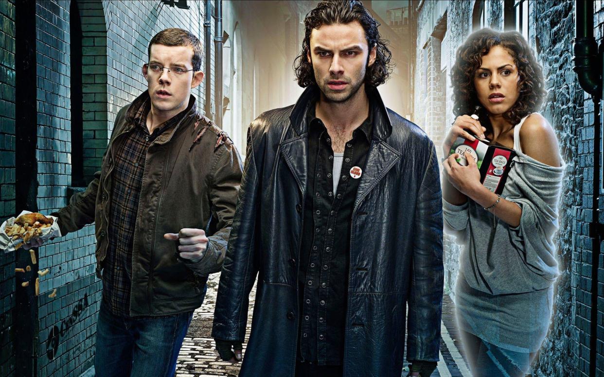 RUSSELL TOVEY, AIDAN TURNER, LENORA CRICHLOW, BEING HUMAN, 2008