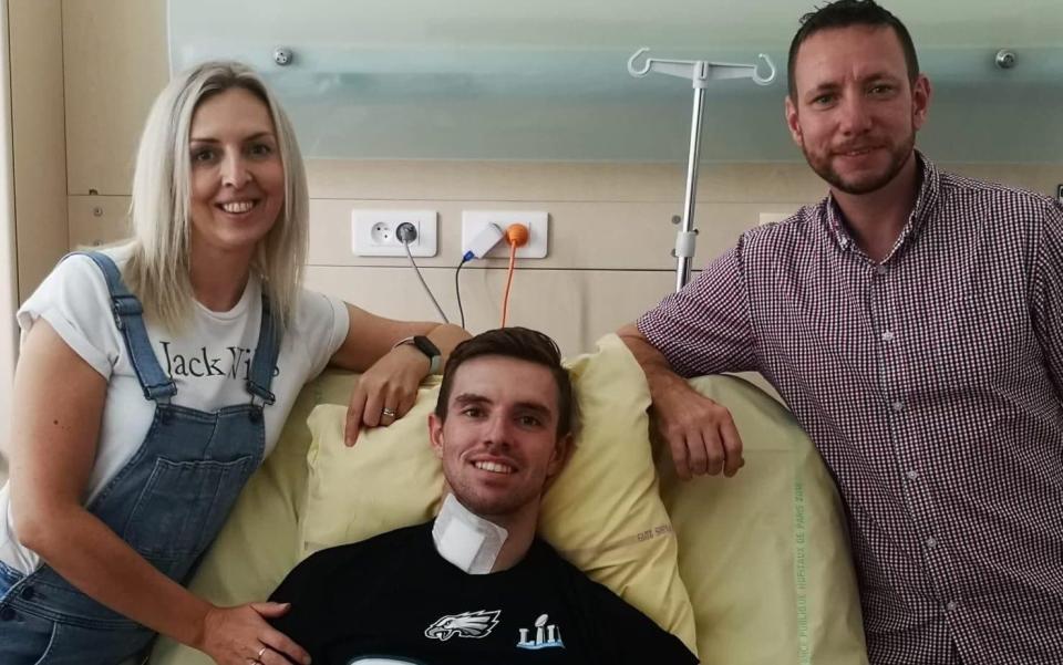Jacob Pritchard Webb: It is hard to say for sure I'll walk again but my family is highly positive