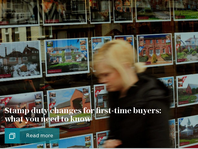 stamp duty changes for first-time buyers