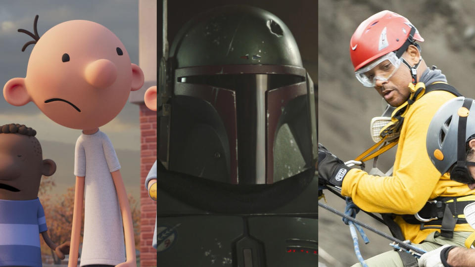 'Diary of a Wimpy Kid', 'The Book of Boba Fett' and 'Welcome to Earth' are arriving on Disney+ UK in December. (Disney/Lucasfilm/Kyle Christy/National Geographic)