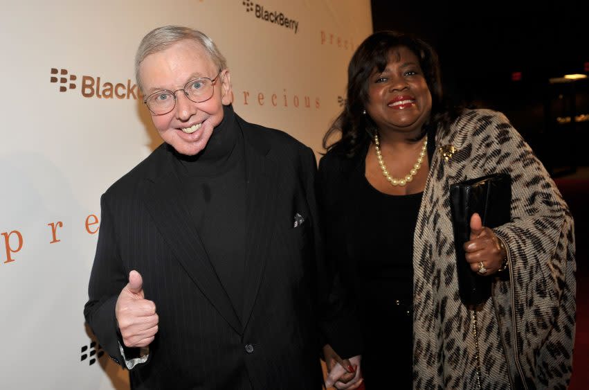 Movie Critic Roger Ebert and wife Chaz Ebert attend the Toronto International Film Festival on September 13, 2009 - Credit: Photo by Charley Gallay/WireImage