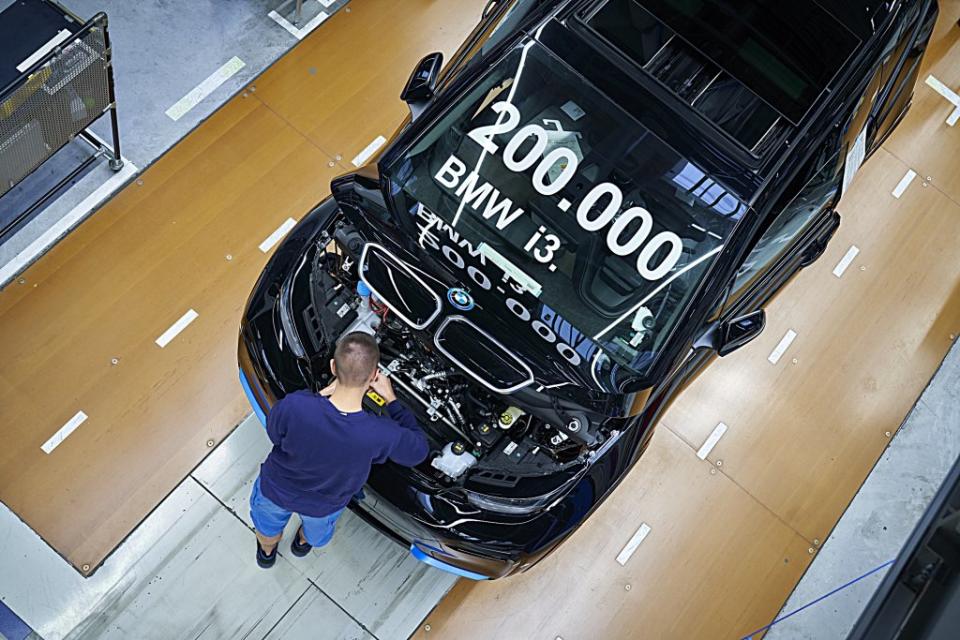 BMW i3純電動都會小車欲罷不能，到本周累計生產超越20萬台