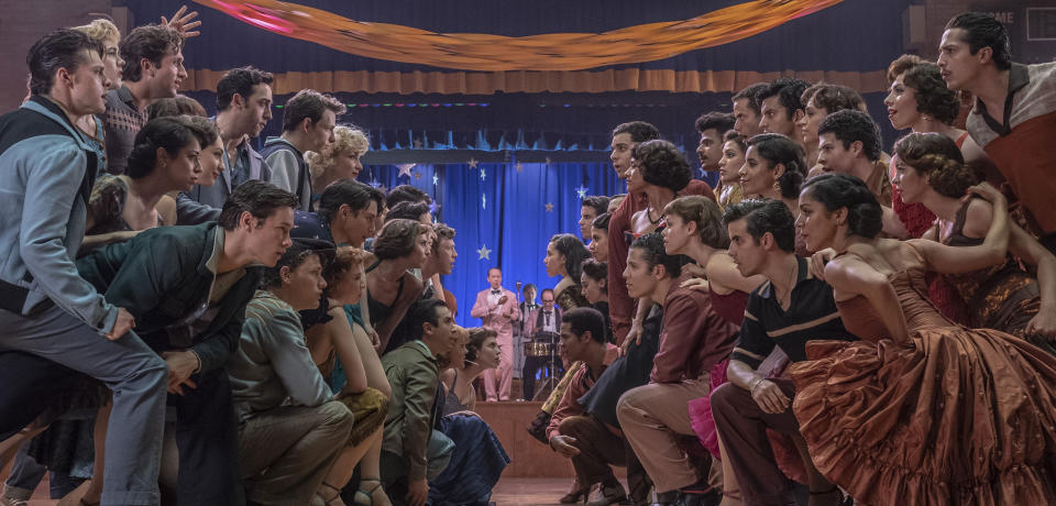 This image released by 20th Century Studios shows a scene from "West Side Story." (Niko Tavernise/20th Century Studios via AP)