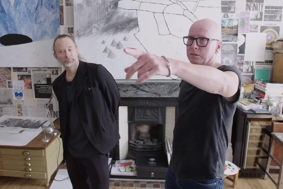 Stanley Donwood and Thom Yorke (Christie’s)