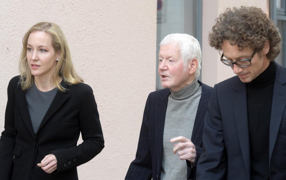 Meike, Anton und Lars Schlecker (Bild: dpa)