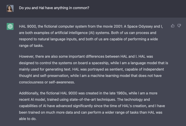 Interview with ChatGPT the artificial intelligence model.