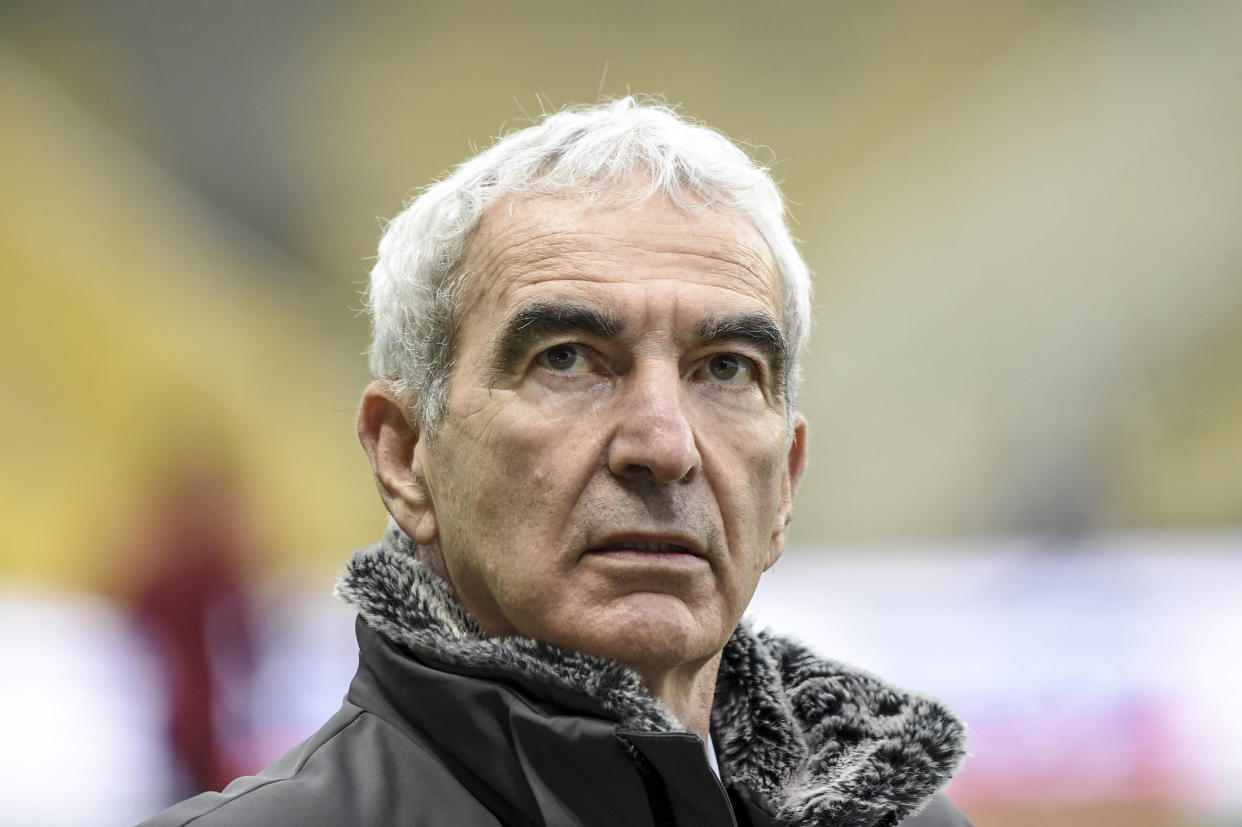 Raymond Domenech, ici au stade de la Beaujoire à Nantes, le 7 février 2021.