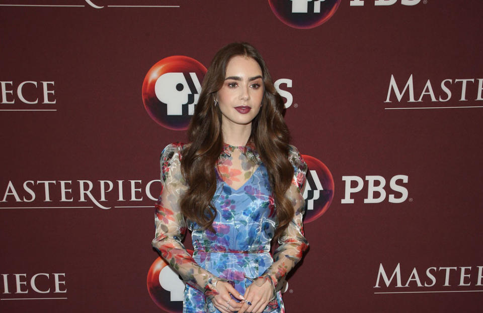 Lily Collins credit:Bang Showbiz