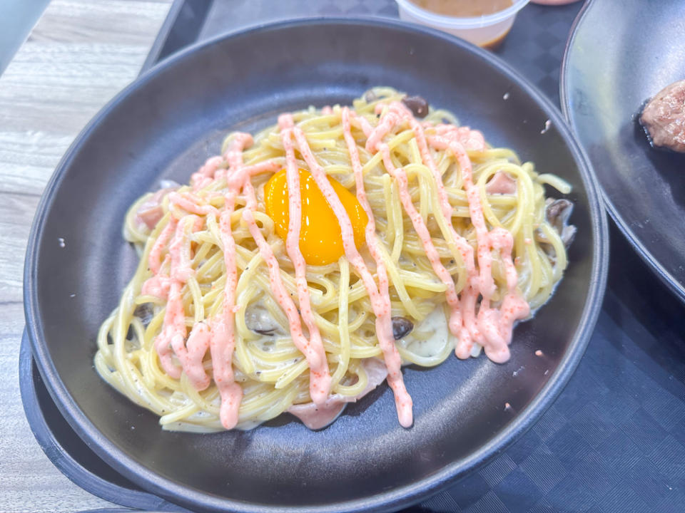 char grill - mentaiko carbonara