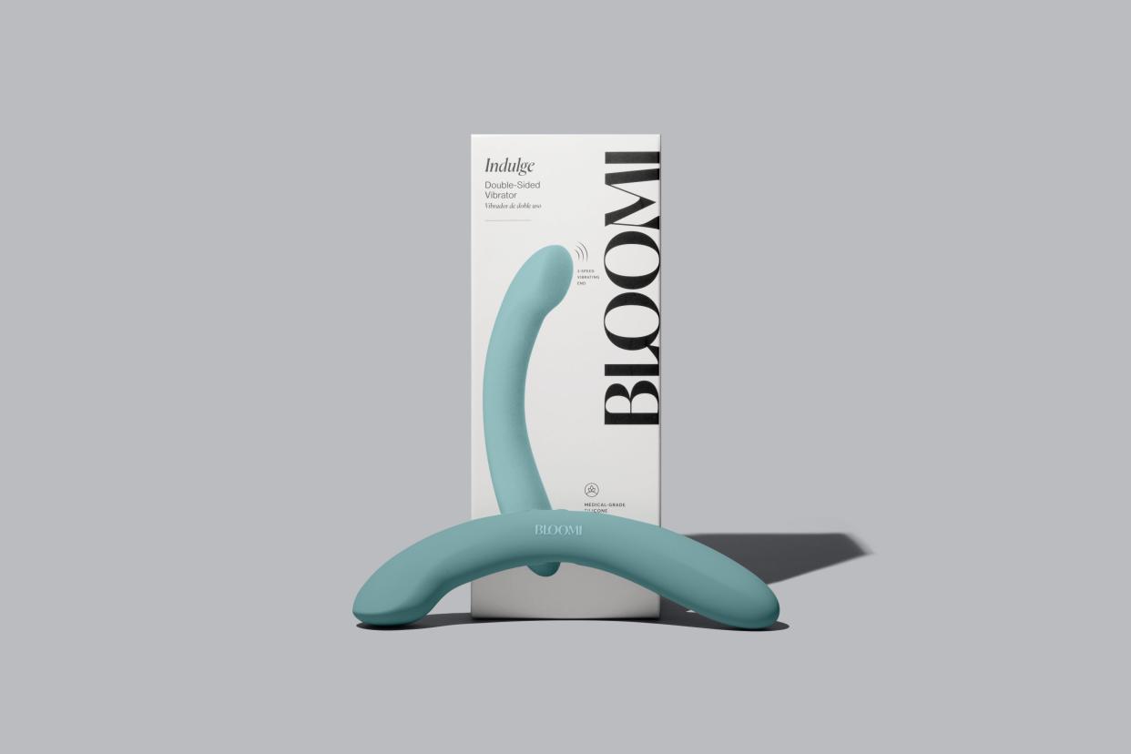 <p><a href="https://go.linkby.com/LNWDAUTN/collections/bloomi-essentials/products/indulge-double-sided-vibrator" rel="nofollow noopener" target="_blank" data-ylk="slk:Shop Now;elm:context_link;itc:0;sec:content-canvas" class="link rapid-noclick-resp">Shop Now</a></p><p>Indulge Double-Sided Vibrator</p><p>$50.00</p><p>Bloomi</p>