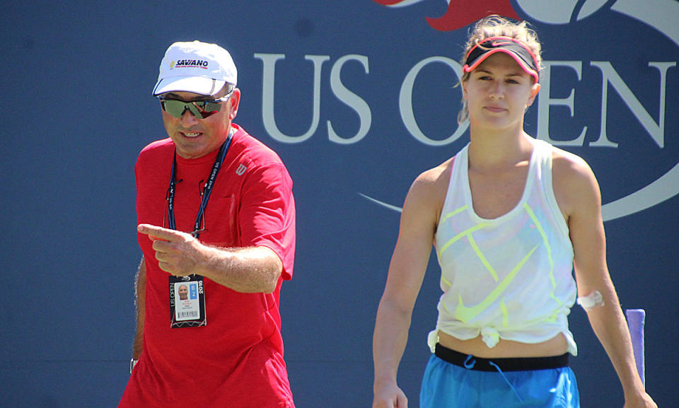 Genie Bouchard - Aug. 28 and Saviano