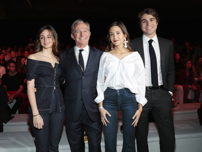 Alberto Palatchi y sus tres hijos