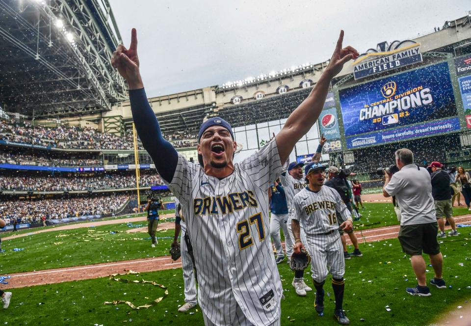 Like they did in 2021, the Milwaukee Brewers can celebrate a National League Central Division championship in front of their home fans this week. The Brewers just need one more win or one more Cubs loss to lock up the title.