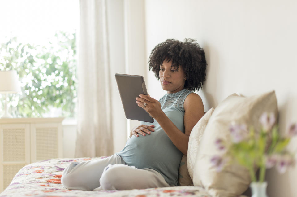 Women are heading online for pregnancy advice. (Getty Images)