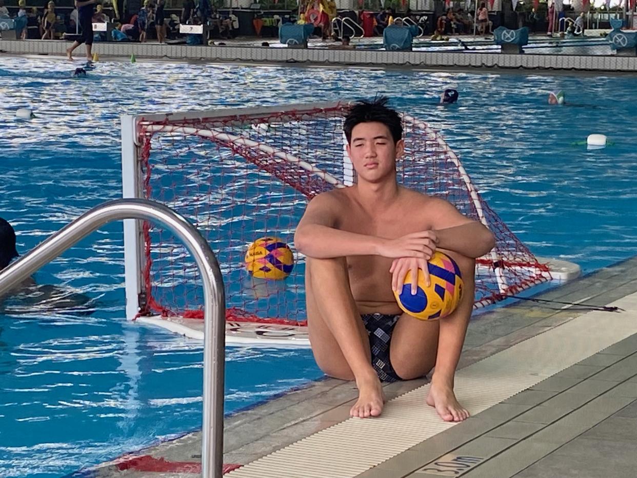 Singapore water polo player Chow Yong Jun, 14, is heading to European powerhouse nation Serbia for a two-year stint with Valis. (PHOTO: Chia Han Keong/Yahoo News Singapore)