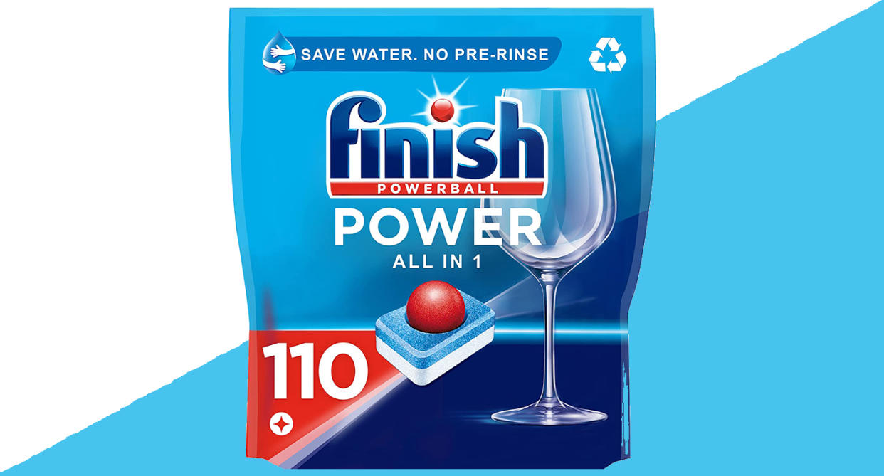 Finish dishwasher tablets are hugely reduced in Amazon's Prime Day sale. (Amazon/ Yahoo Life UK)