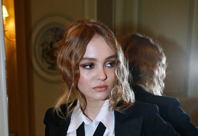 Lily-Rose Depp wears a pink wedding dress on the Chanel runway, we