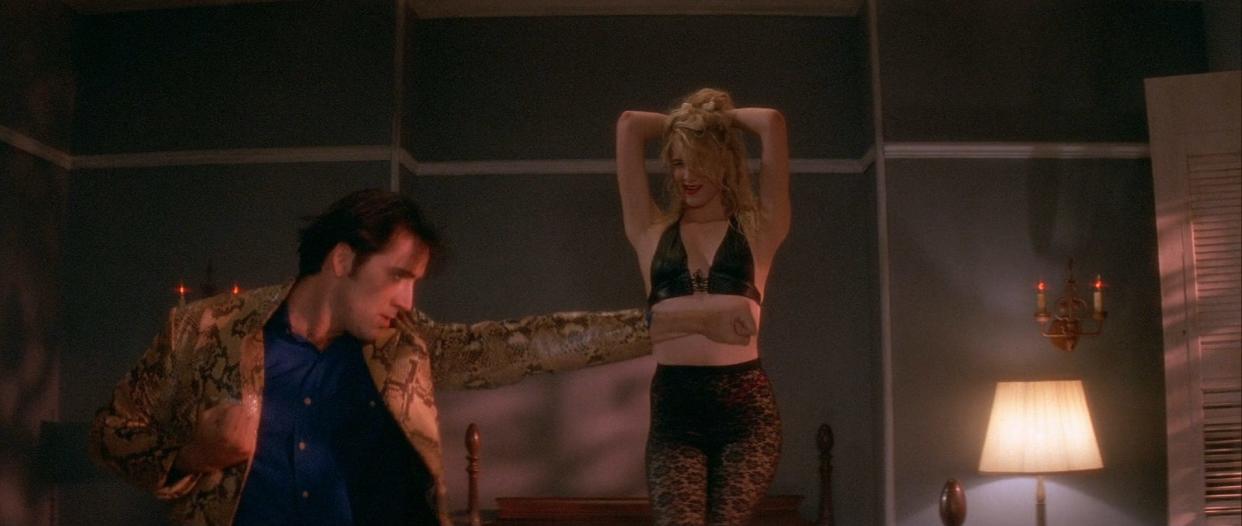 Laura Dern starred as Lula, with her out-of-control lover Sailor in David Lynch's 1990 drama "Wild at Heart."