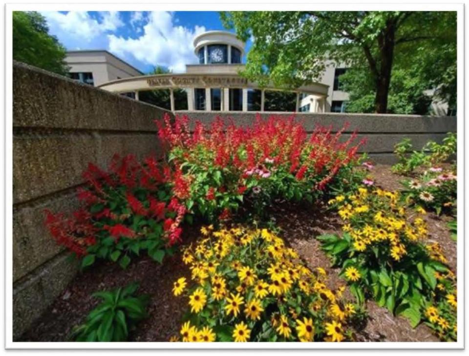 Garden at the Beaver County Courthouse