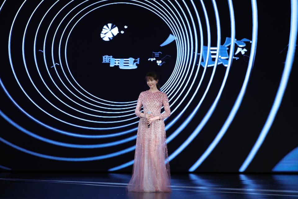 TAIPEI, CHINA - JULY 11: Actress Lin Chi-ling speaks during the awards ceremony of 2020 Taipei Film Festival on July 11, 2020 in Taipei, Taiwan of China. (Photo by VCG/VCG via Getty Images)