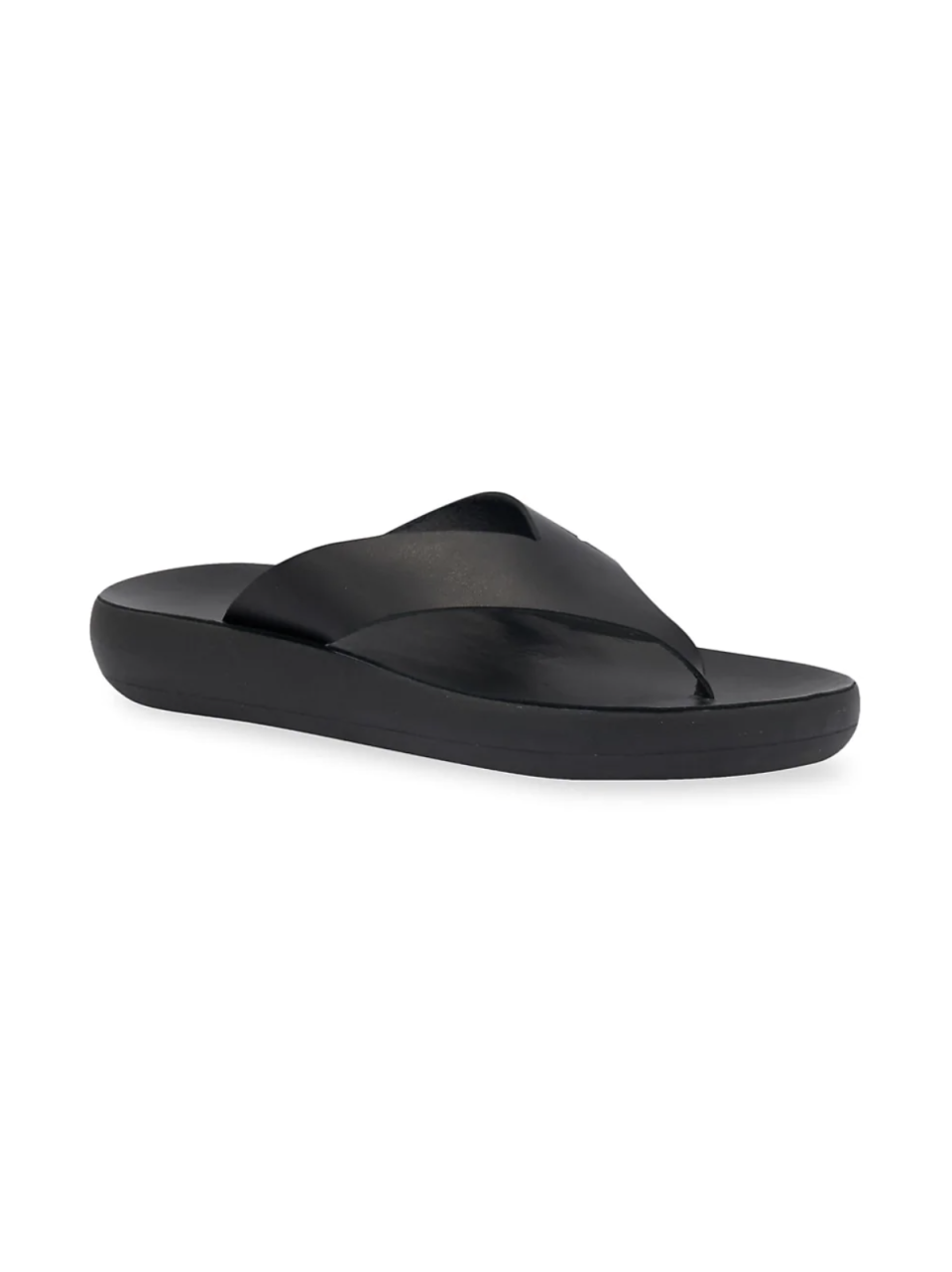 Charys Leather Platform Thong Sandals