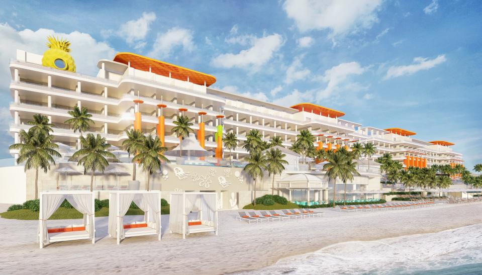 Every suite at Nickelodeon Hotels and Resorts Riviera Maya overlooks the Caribbean Sea.