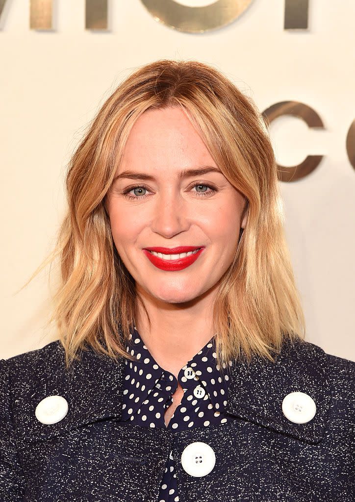 emily blunt fall hair color ideas