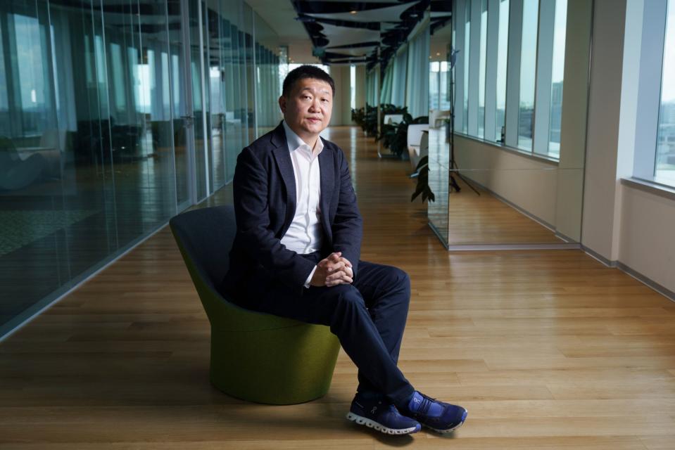 Sea Ltd. CEO Forrest Li. (Ore Huiying/Bloomberg)