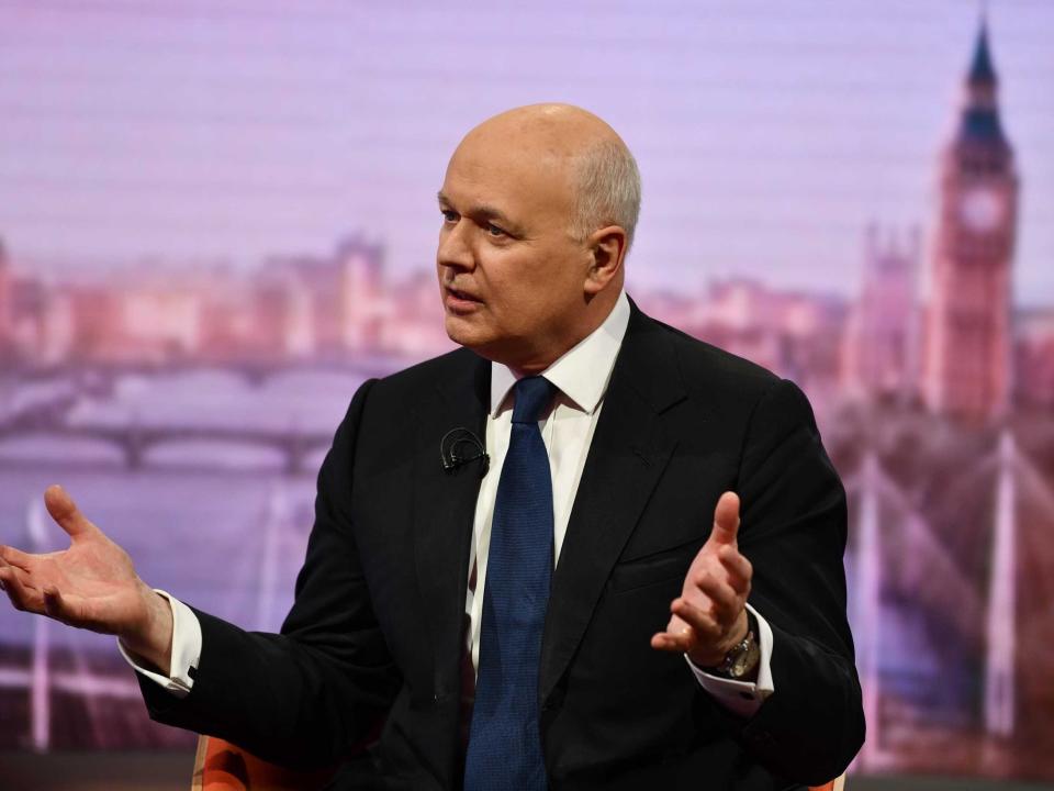 Tory party will not accept ‘ghastly’ scheme to replace May with Lidington, Iain Duncan Smith warns