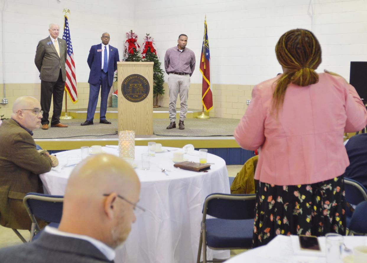 Area residents were given the opportunity to ask their legislators questions directly during the Jefferson County Chamber of Commerce's annual breakfast.